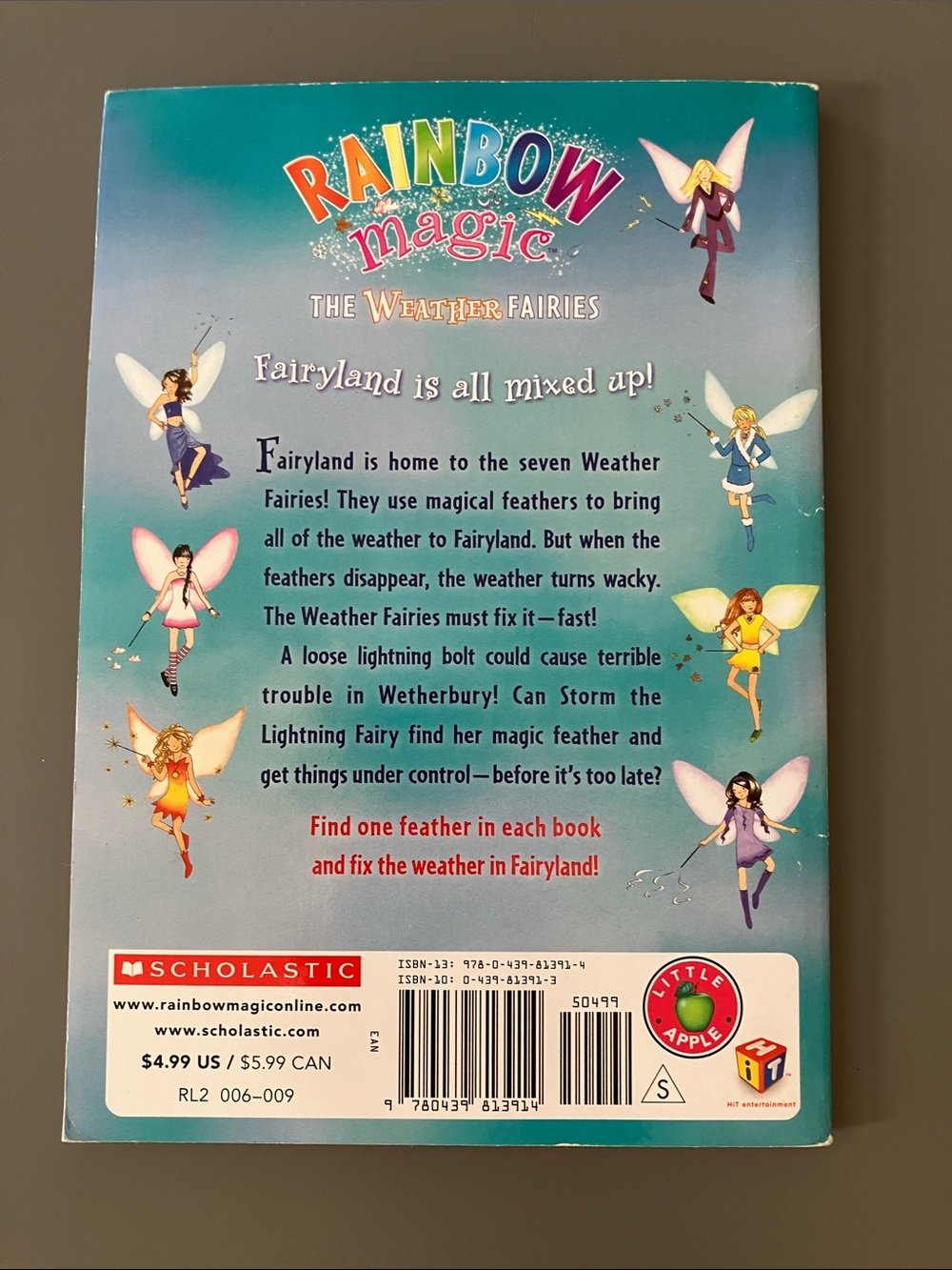 Rainbow Kids Fairy Book Set - Pink, Orange, Purple, Blue, Yellow - Picture 12 of 15